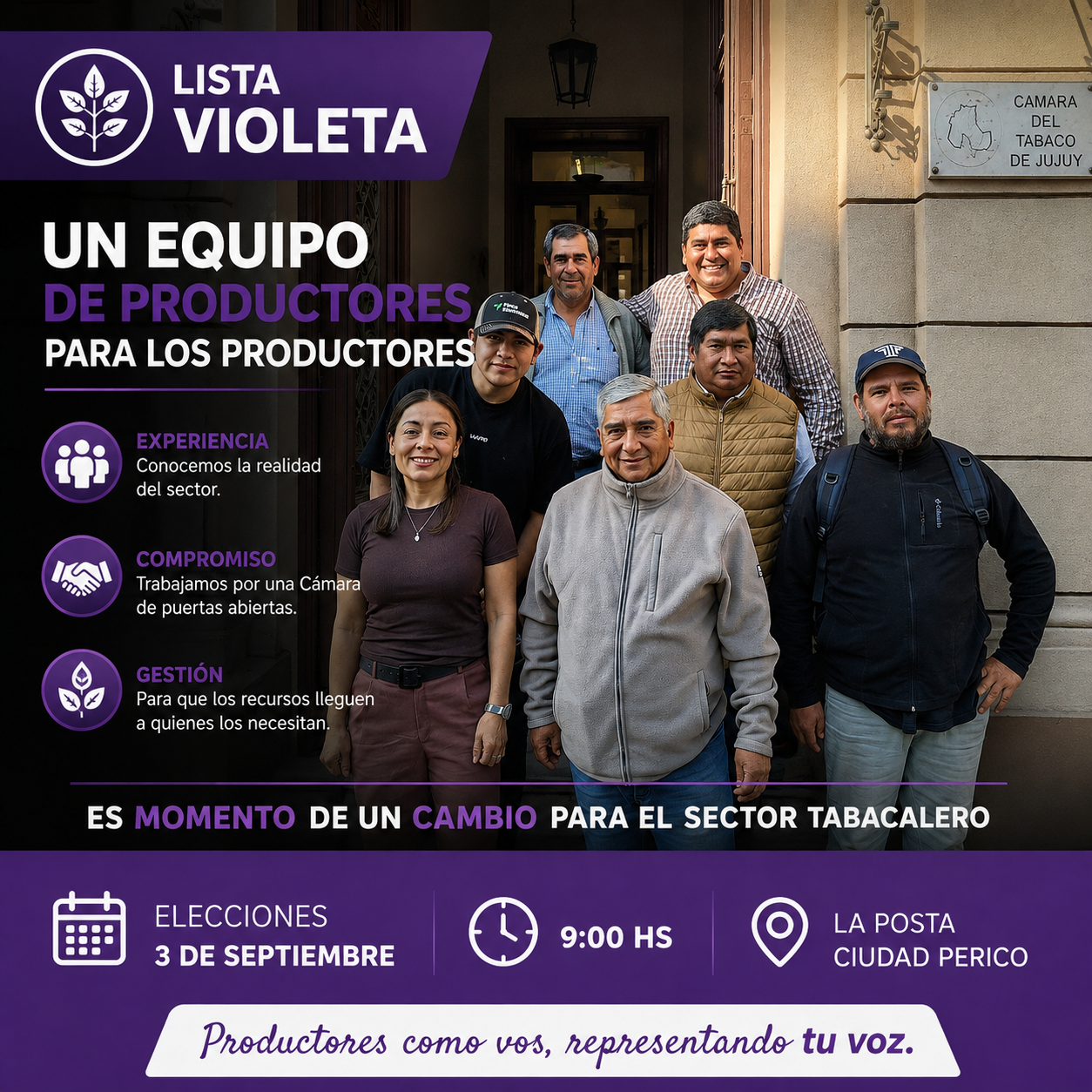 Se oficializó la Lista Violeta y Miguel Yebara confirmó que competirá en las elecciones de la Cámara del Tabaco